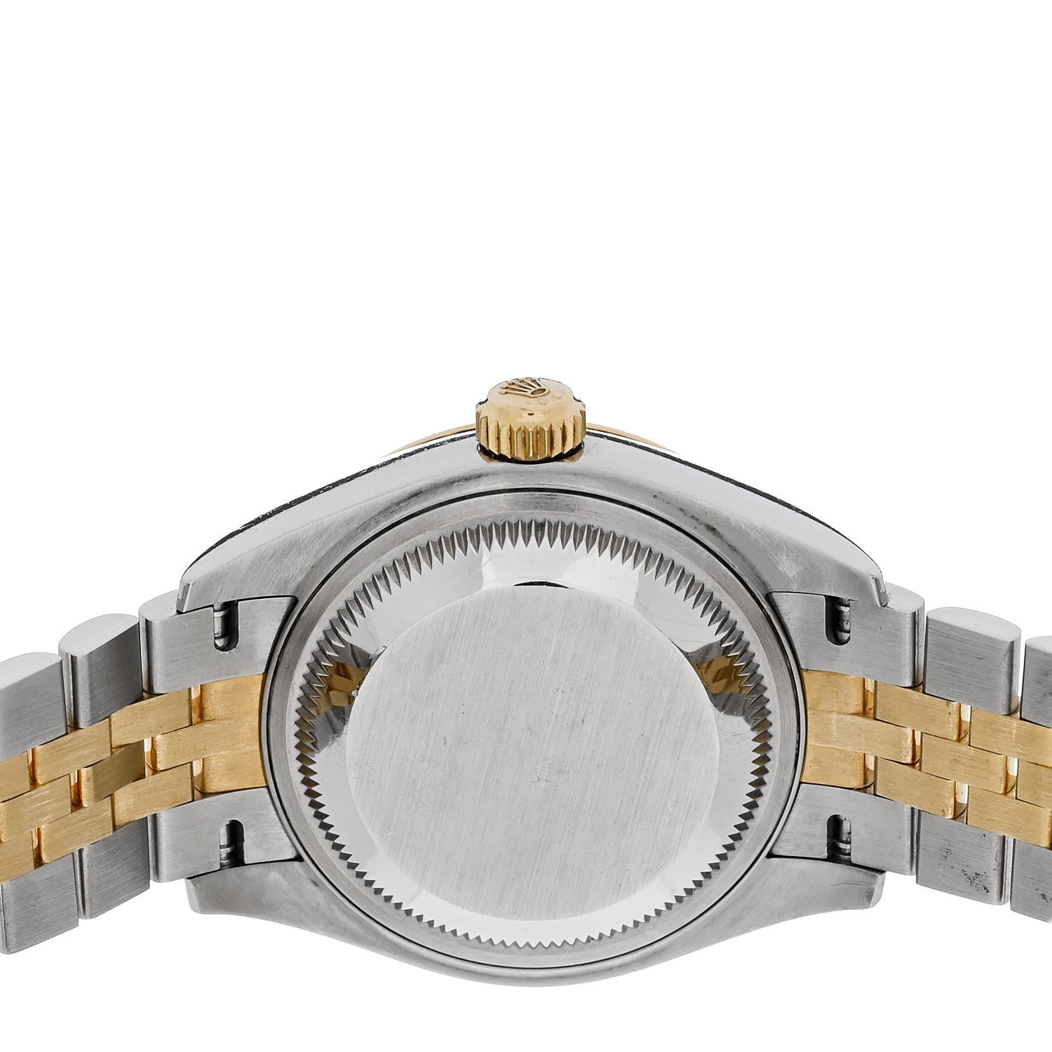 Rolex Stainless Steel 18K Yellow Gold 28mm Oyster Perpetual Datejust Watch Silver Roman 279173 4 of 4