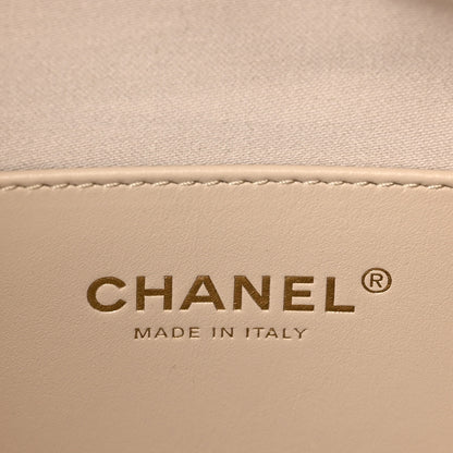 Chanel Caviar Quilted Medium Chanel 25 Handbag Beige 8 of 11