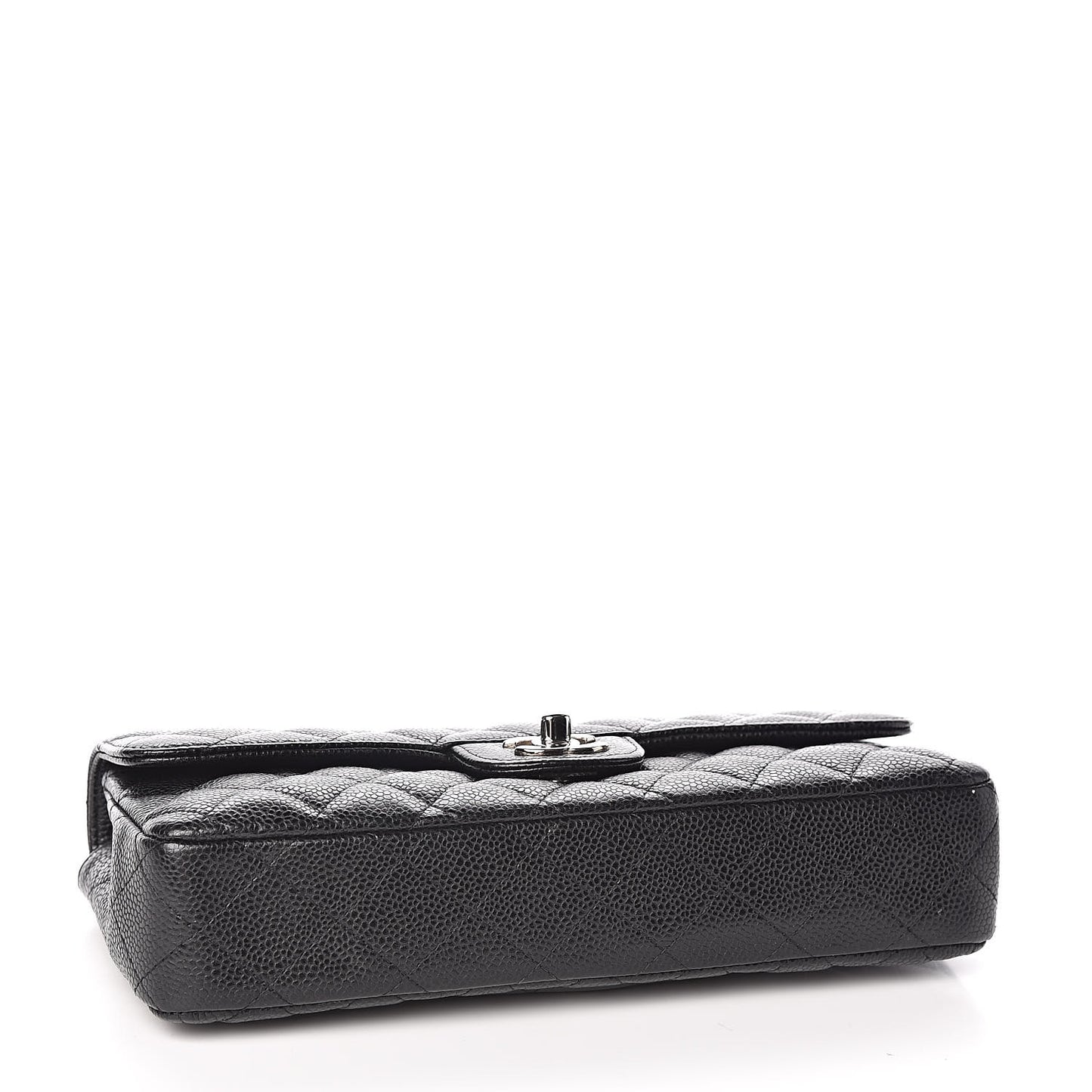 Caviar Quilted East West Flap Black