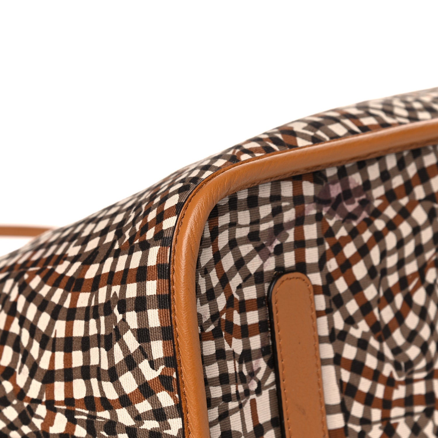MCM Visetos Large Liz Reversible Shopper Tote Cognac 17 of 24