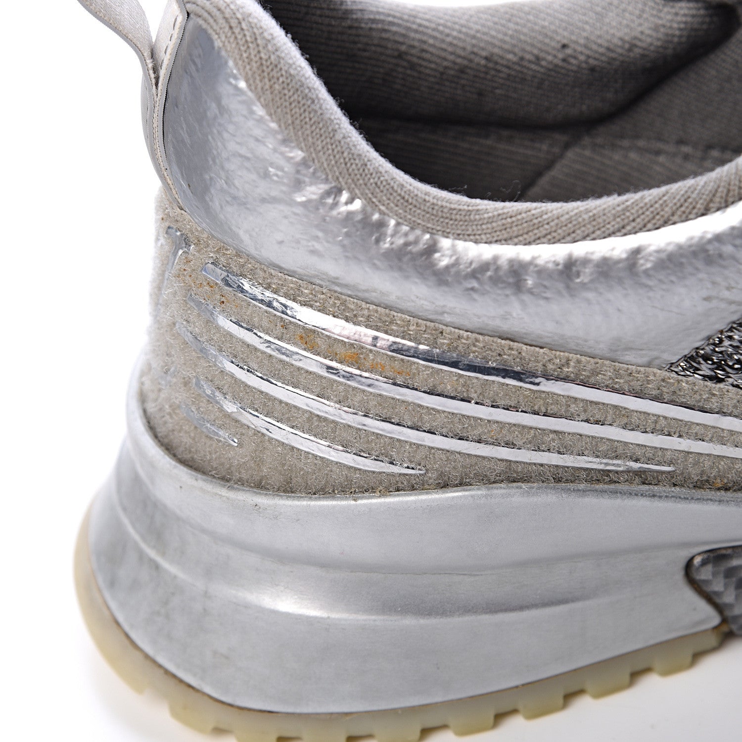 Louis Vuitton Technical Knit V.N.R Sneakers 8 Silver 13 of 16