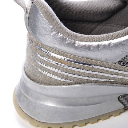 Louis Vuitton Technical Knit V.N.R Sneakers 8 Silver 13 of 16