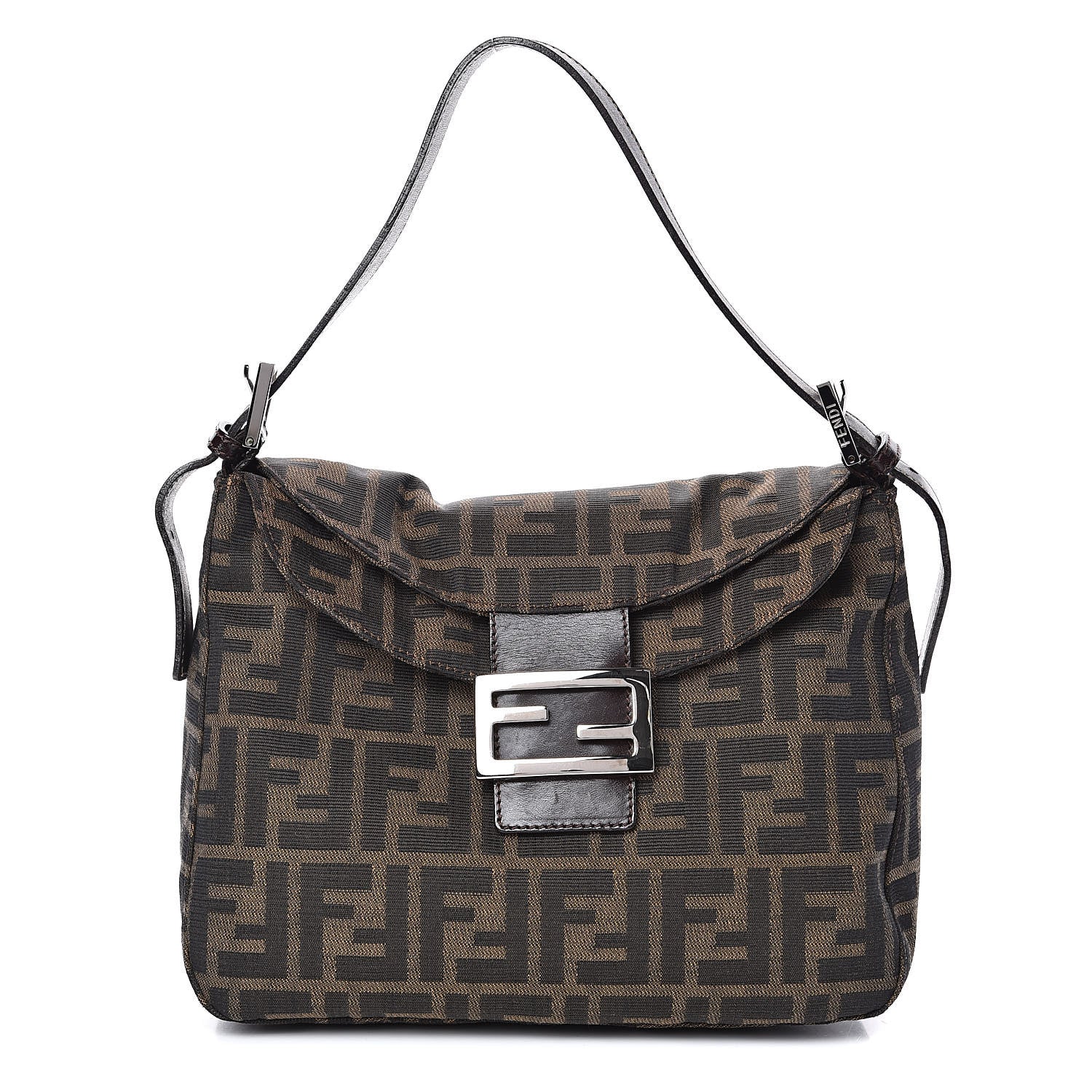 Fendi Zucca Shoulder Bag Tobacco 1 of 8