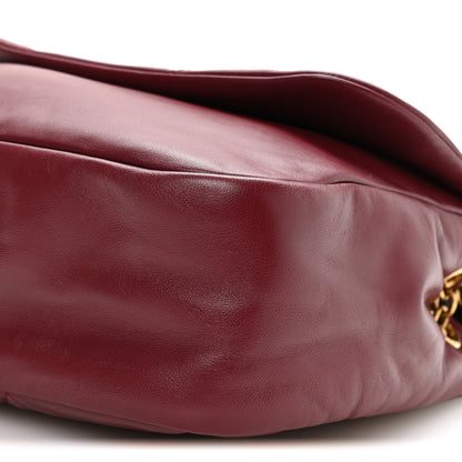 Saint Laurent Lambskin Matelasse Monogram Medium Jamie 4.3 New Dark Bordeaux 10 of 10