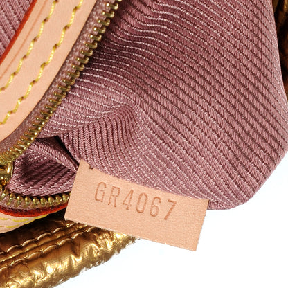 Louis Vuitton Jacquard Quilted Monogram Limelight Clutch PM Gold 8 of 8
