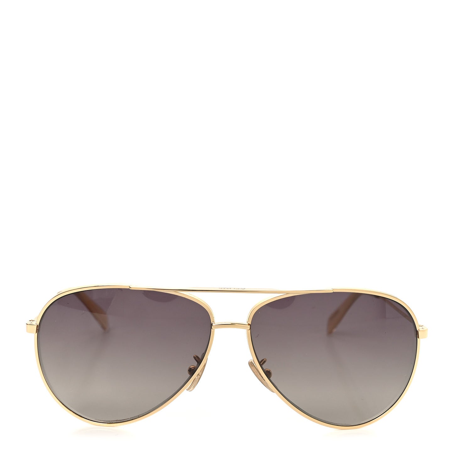 Metal Frame Aviator Sunglasses CL40062U Gold