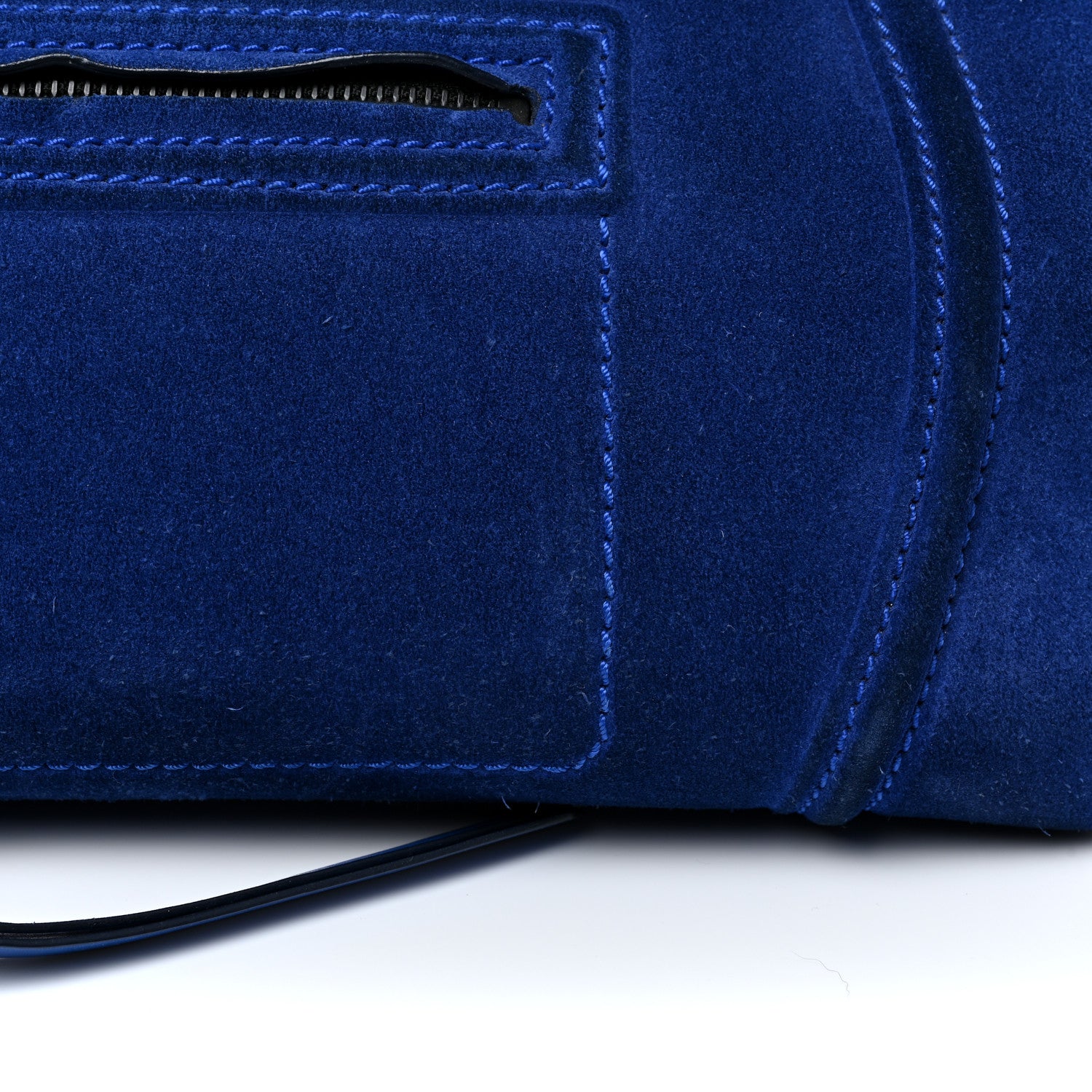 Celine Suede Medium Phantom Luggage Colbalt Blue 21 of 34