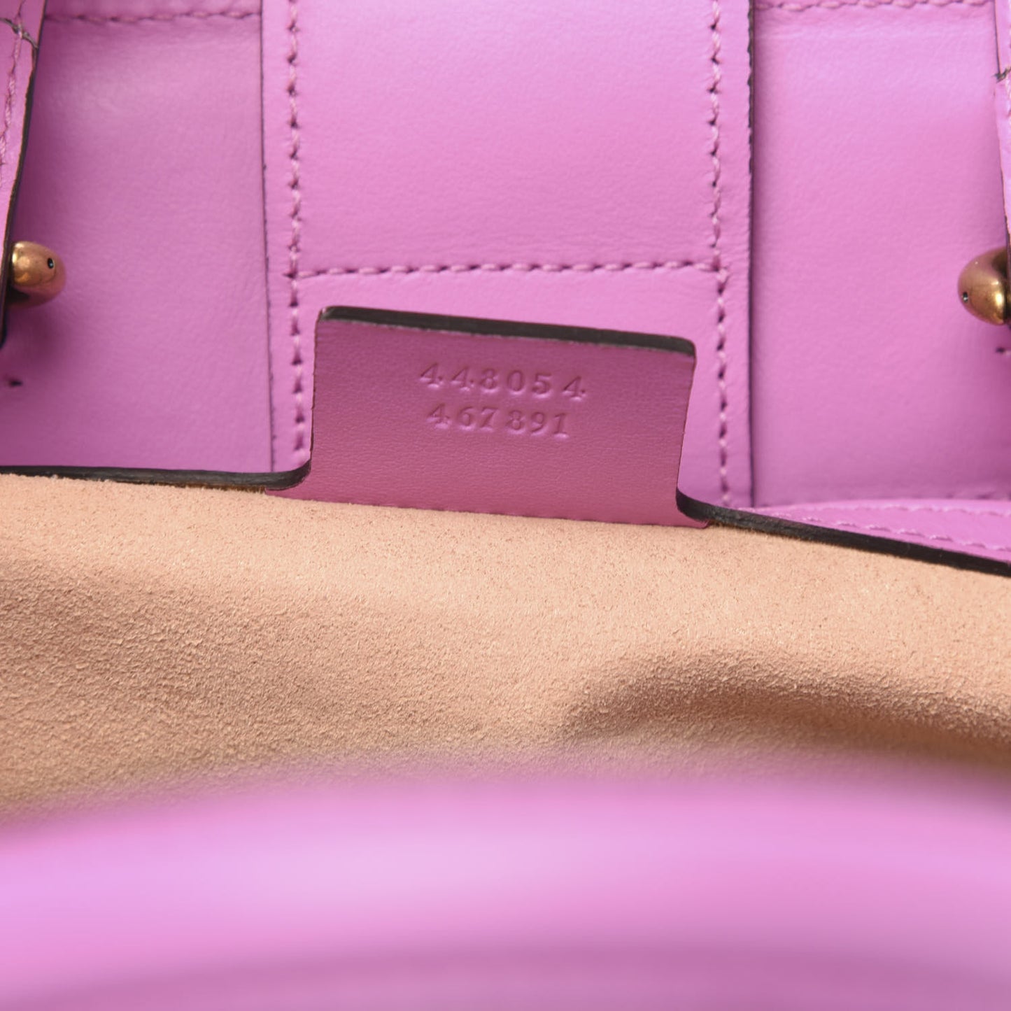 Calfskin Matelasse Small GG Marmont Tote Candy Mousse