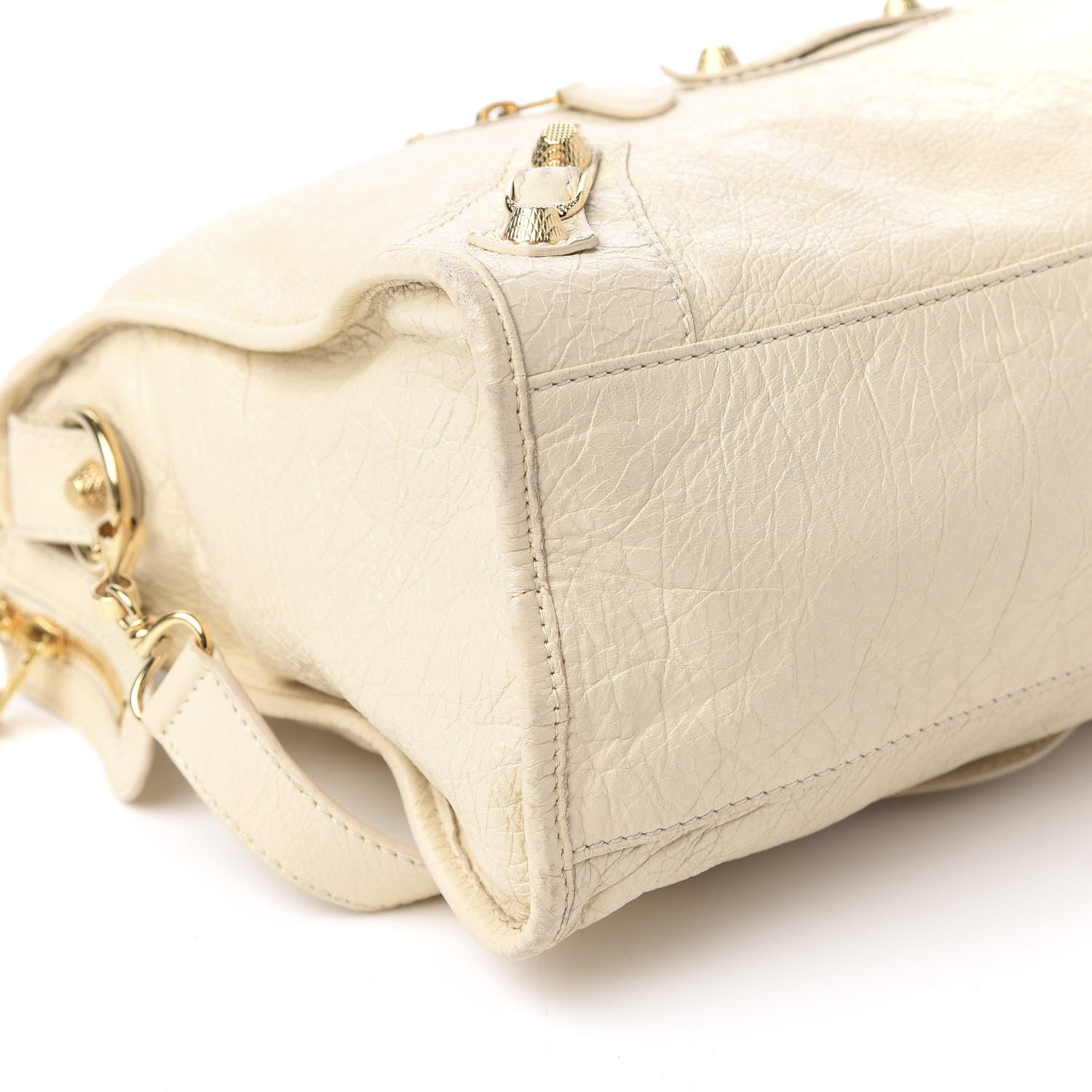 Balenciaga Agneau Giant 12 Gold Hardware City Blanc Creme Light Craie 6 of 12