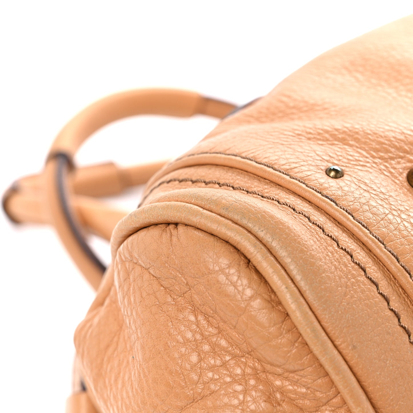 Calfskin Medium Paddington Satchel Beige