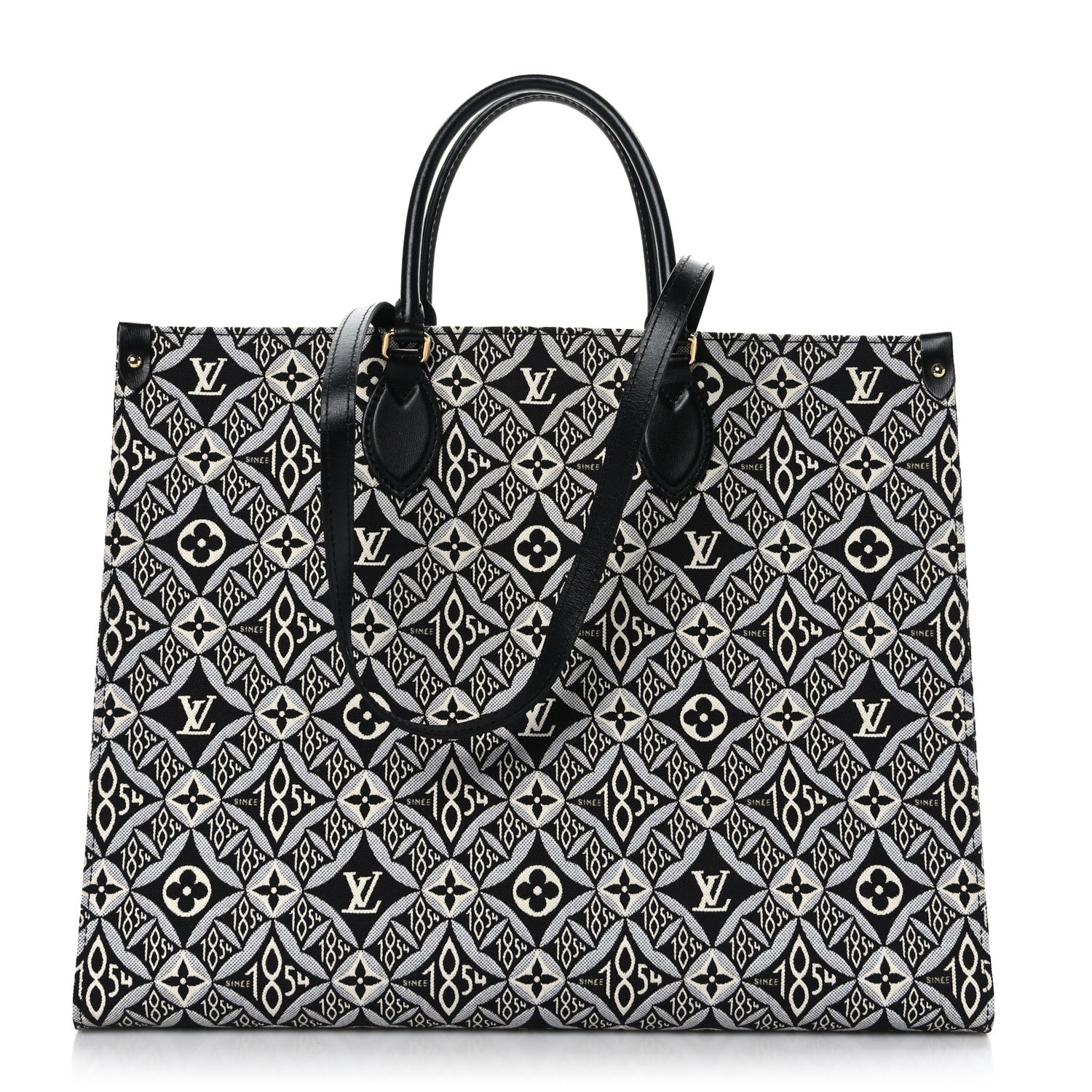 Louis Vuitton Jacquard Since 1854 Onthego GM Grey 1 of 8