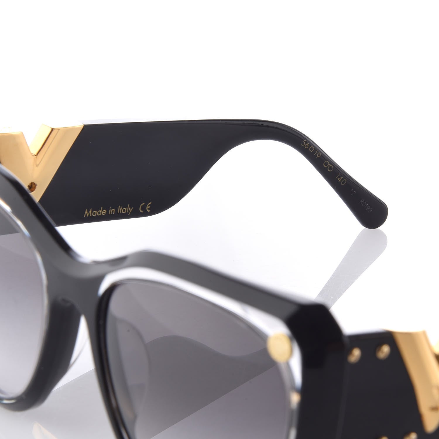 Louis Vuitton My Fair Lady Studs Sunglasses Z1146E Black 6 of 8