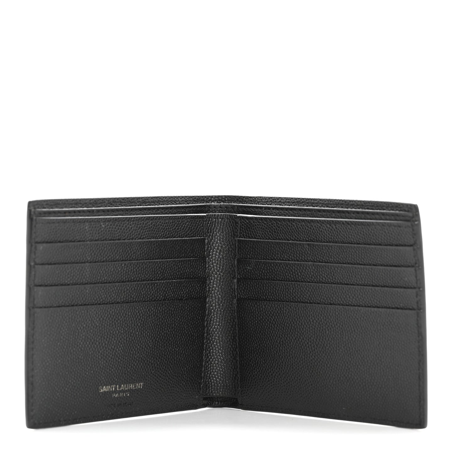 Grain De Poudre Monogram Monochrome East West Cassandre Bifold Wallet Black