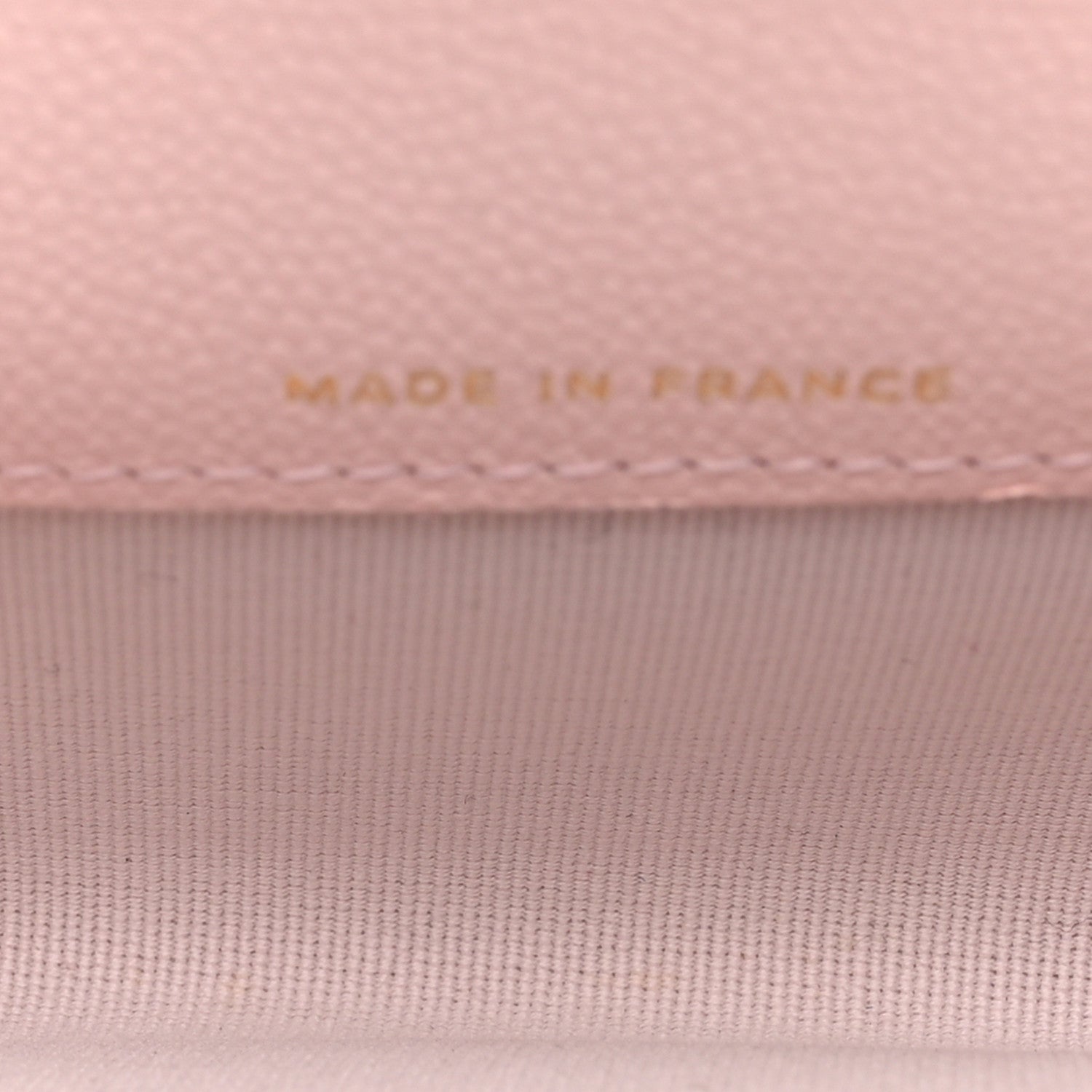 Chanel Caviar Quilted Flap Card Holder Wallet Light Pink 5 of 9