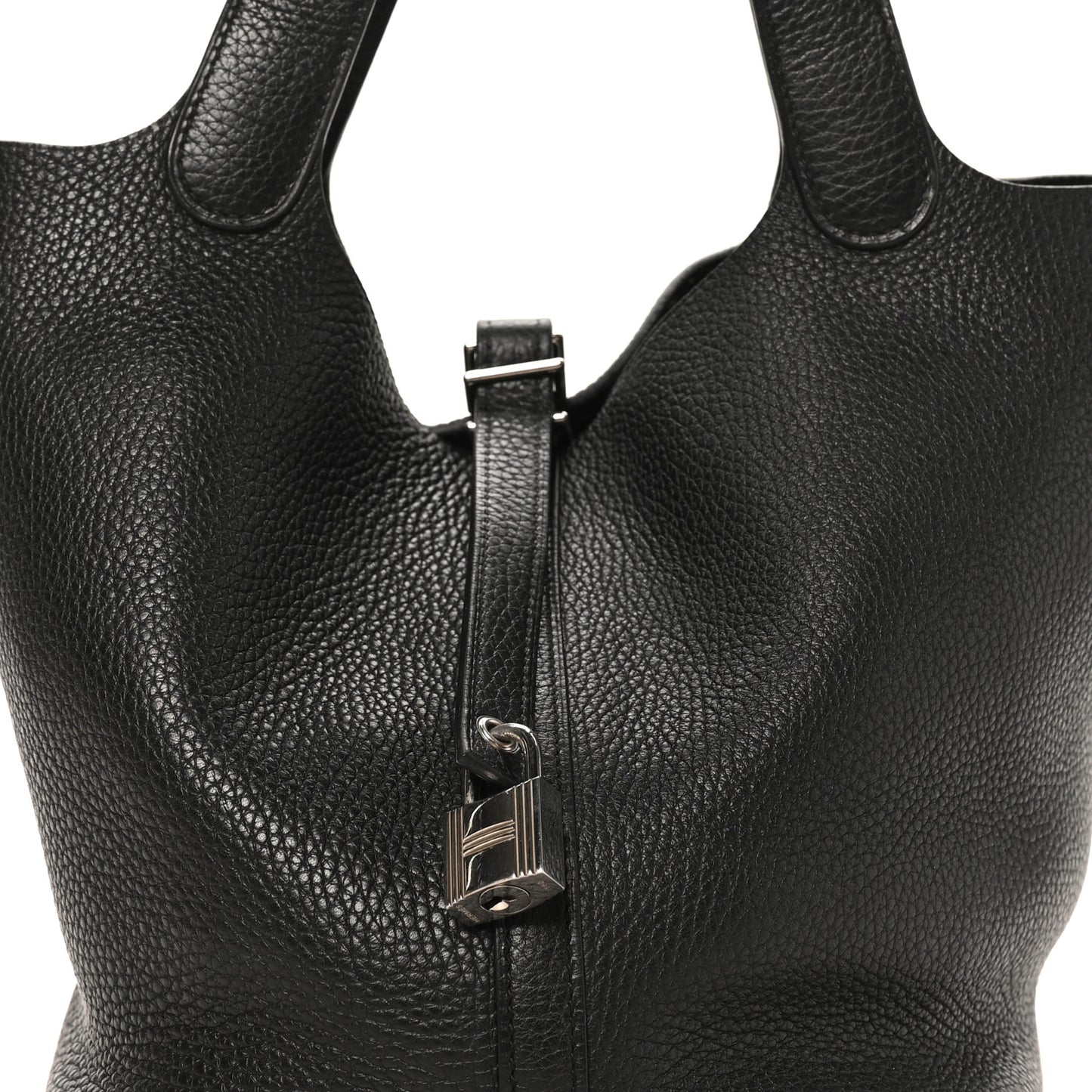 Taurillon Clemence Picotin Lock 22 MM Black