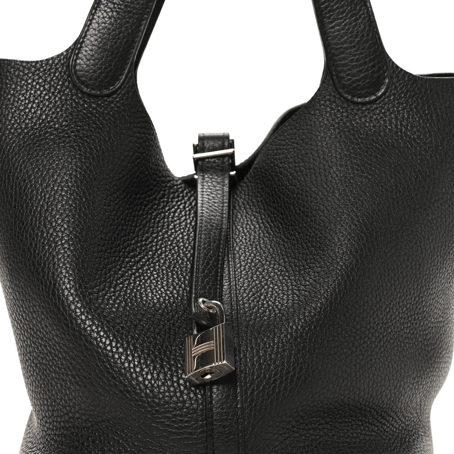 Hermes Taurillon Clemence Picotin Lock 22 MM Black 8 of 10