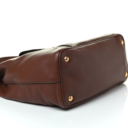 Miu Miu Vitello Phenix Shoulder Bag Palissandro 5 of 8