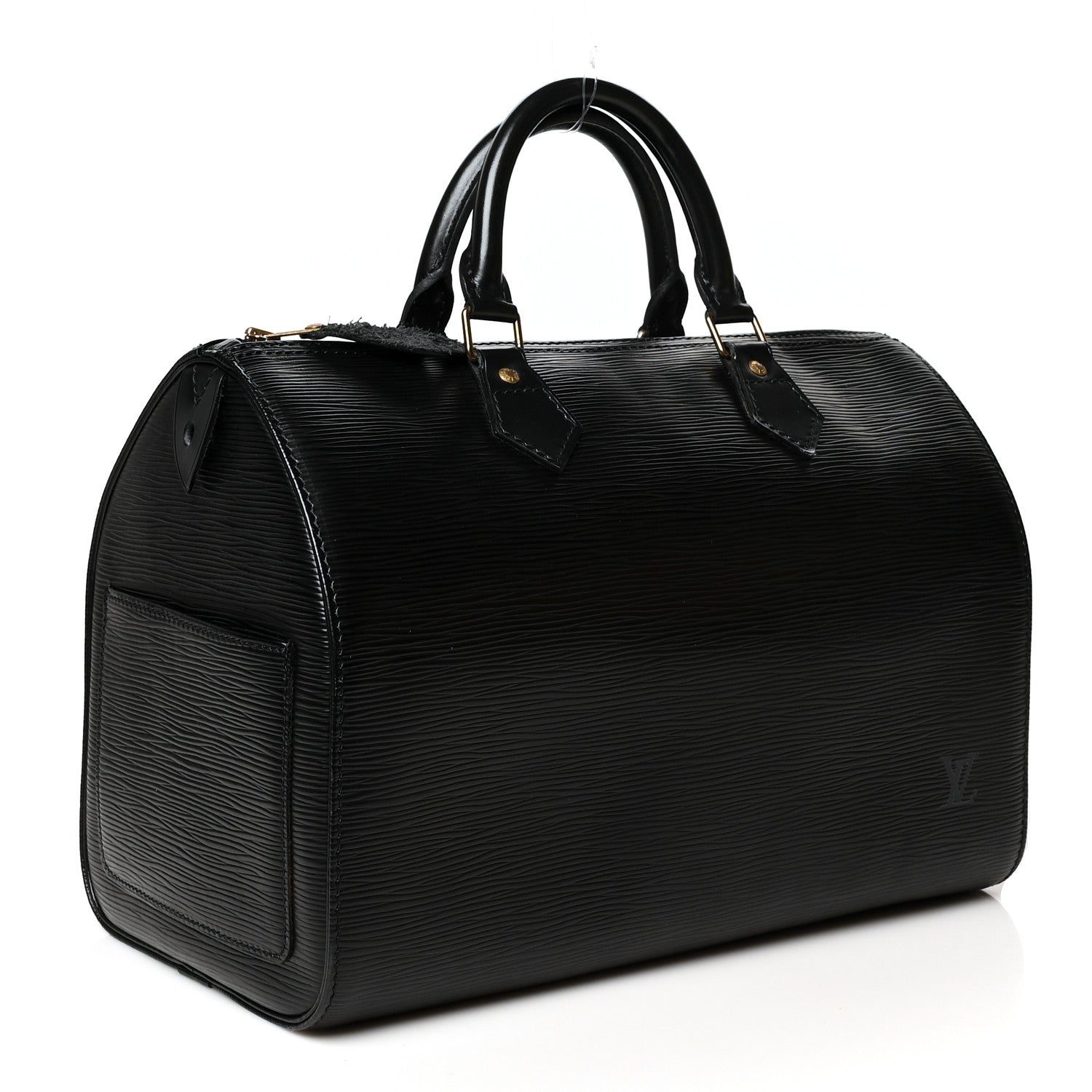 Louis Vuitton Epi Speedy 30 Black 3 of 12