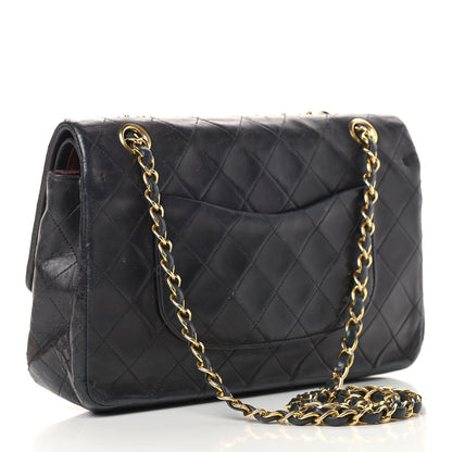 Chanel Lambskin Quilted Medium Double Flap Black 3 of 20