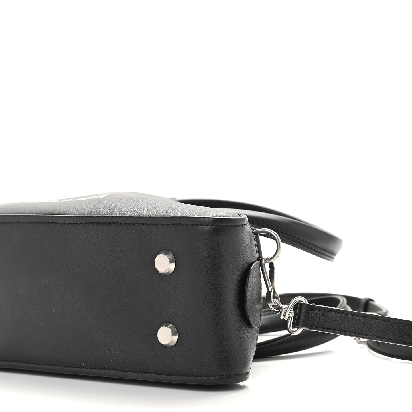 Calfskin S Triangle Duffle Black