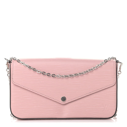 Louis Vuitton Epi Pochette Felicie Rose Ballerine 1 of 7