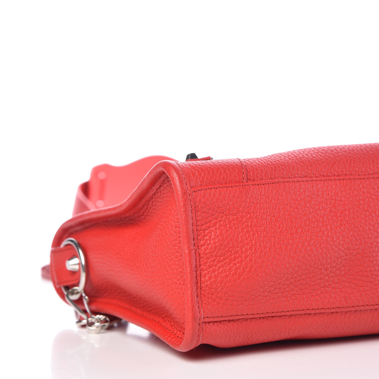 Balenciaga Vibrato Calfskin Classic Silver Hardware S City Rouge Cerise 8 of 13