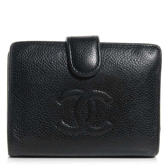 Caviar CC French Wallet Black