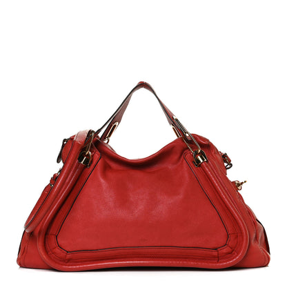 Chloe Calfskin Large Paraty Red 1 of 16