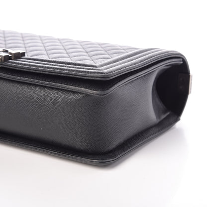 Chanel Caviar Quilted New Medium Boy Flap Black 6 of 10