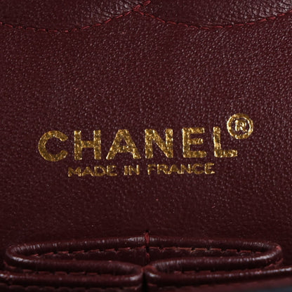 Chanel Lambskin Quilted Medium Double Flap Black 8 of 12