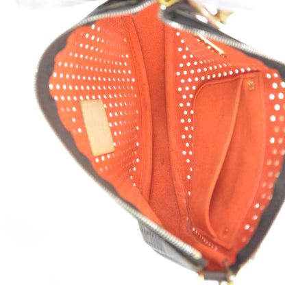Louis Vuitton Monogram Perforated Pochette Accessories Bag Orange 10 of 10