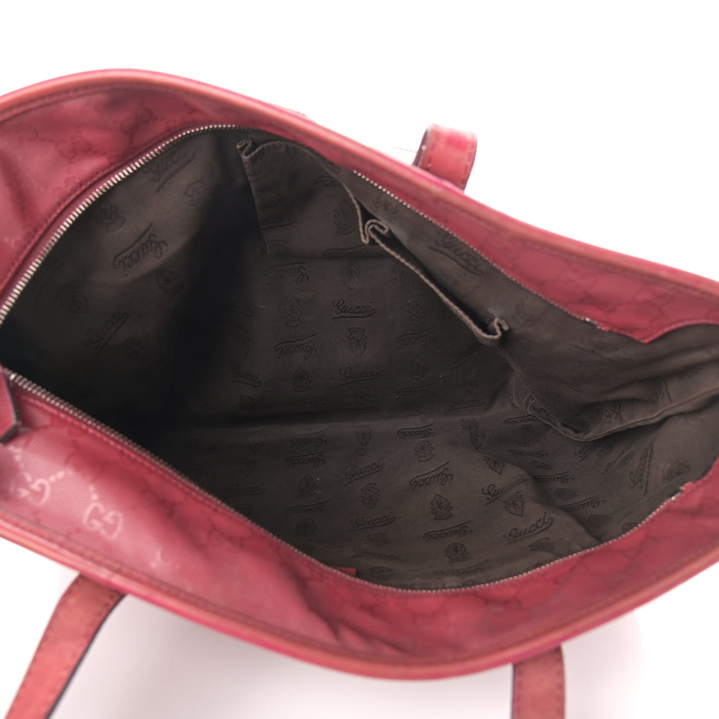 Imprime Monogram Medium Zippered Shopping Tote Rose Blush