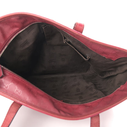 Gucci Imprime Monogram Medium Zippered Shopping Tote Rose Blush 4 of 21