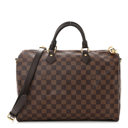 Louis Vuitton Damier Ebene Speedy Bandouliere 35 1 of 10