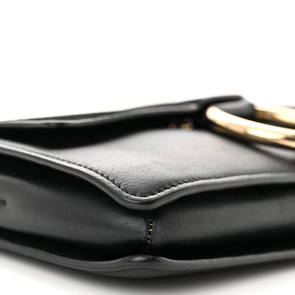 Chloe Suede Calfskin Small Faye Shoulder Bag Black 8 of 15