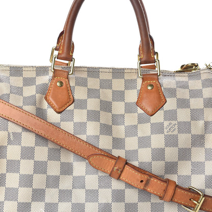 Louis Vuitton Damier Azur Speedy Bandouliere 30 13 of 26