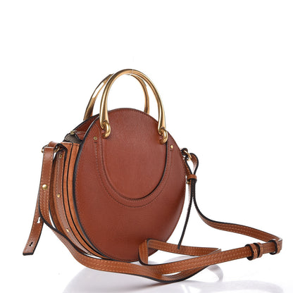 Chloe Shiny Goatskin Smooth Calfskin Suede Small Pixie Bag Saffron Red 3 of 10