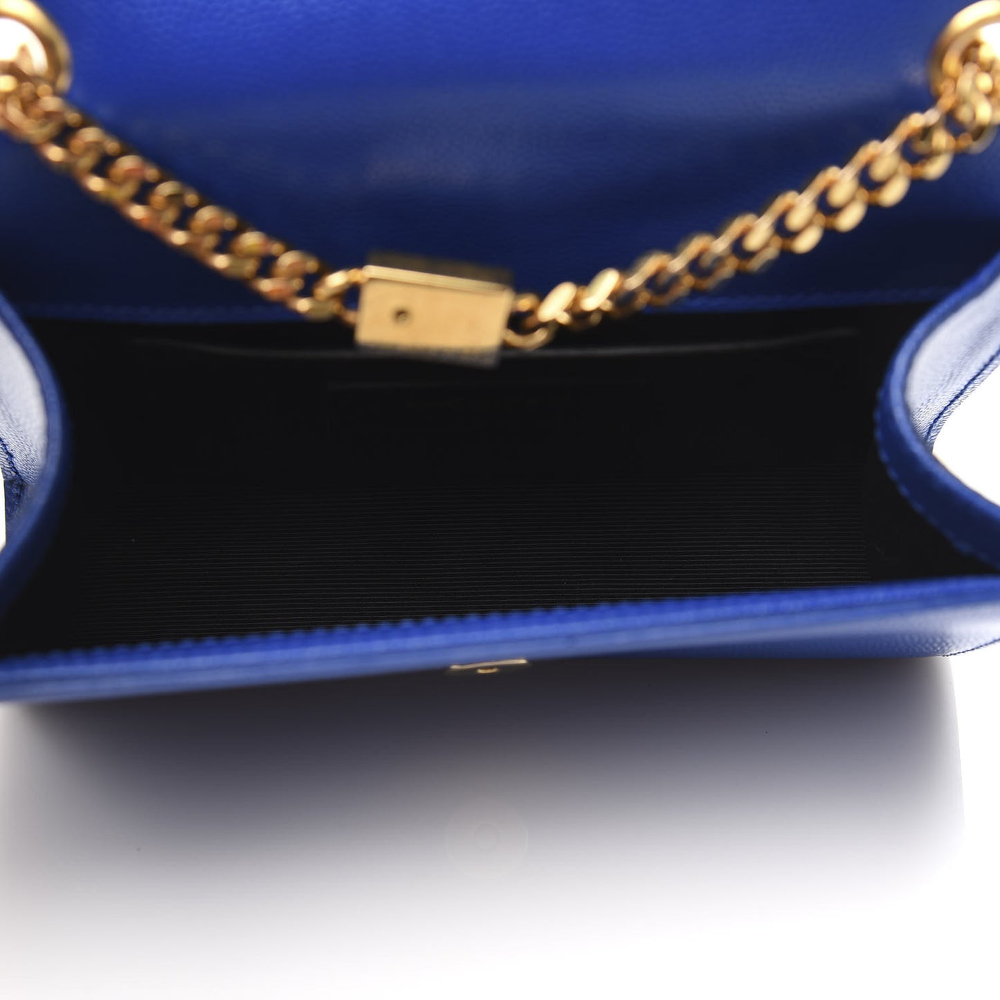 Grain De Poudre Small Classic Monogram Kate Satchel Royal Blue