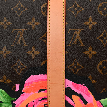 Louis Vuitton Monogram Roses Keepall 50 13 of 15
