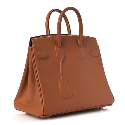 Hermes Swift Birkin Shadow 25 Gold 3 of 12