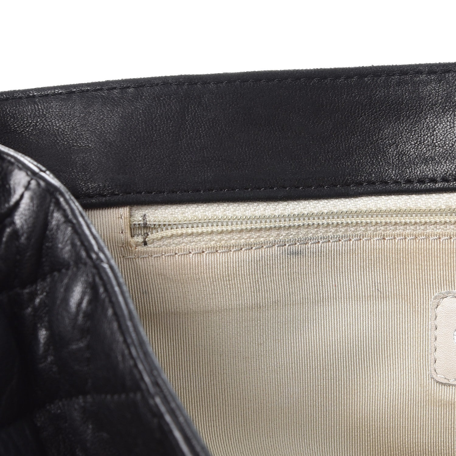 Chanel Washed Lambskin Quilted Maxi Chain Around Flap Black 8 of 8