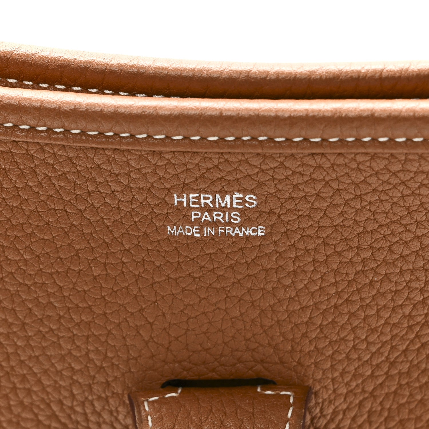 Hermes Taurillon Clemence Evelyne III PM Gold 6 of 11