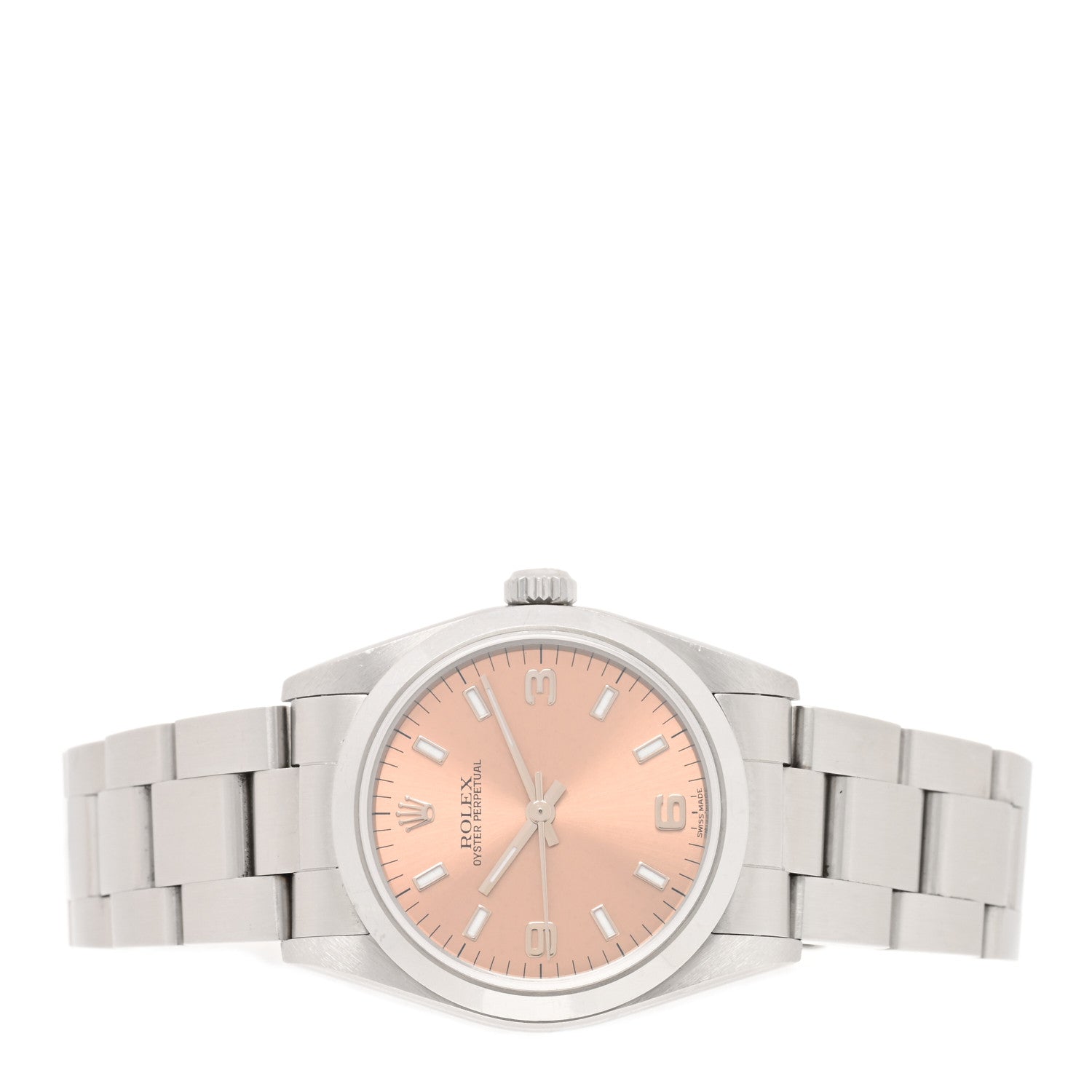 Rolex Stainless Steel 31mm Oyster Perpetual Watch Pink 77080 2 of 4