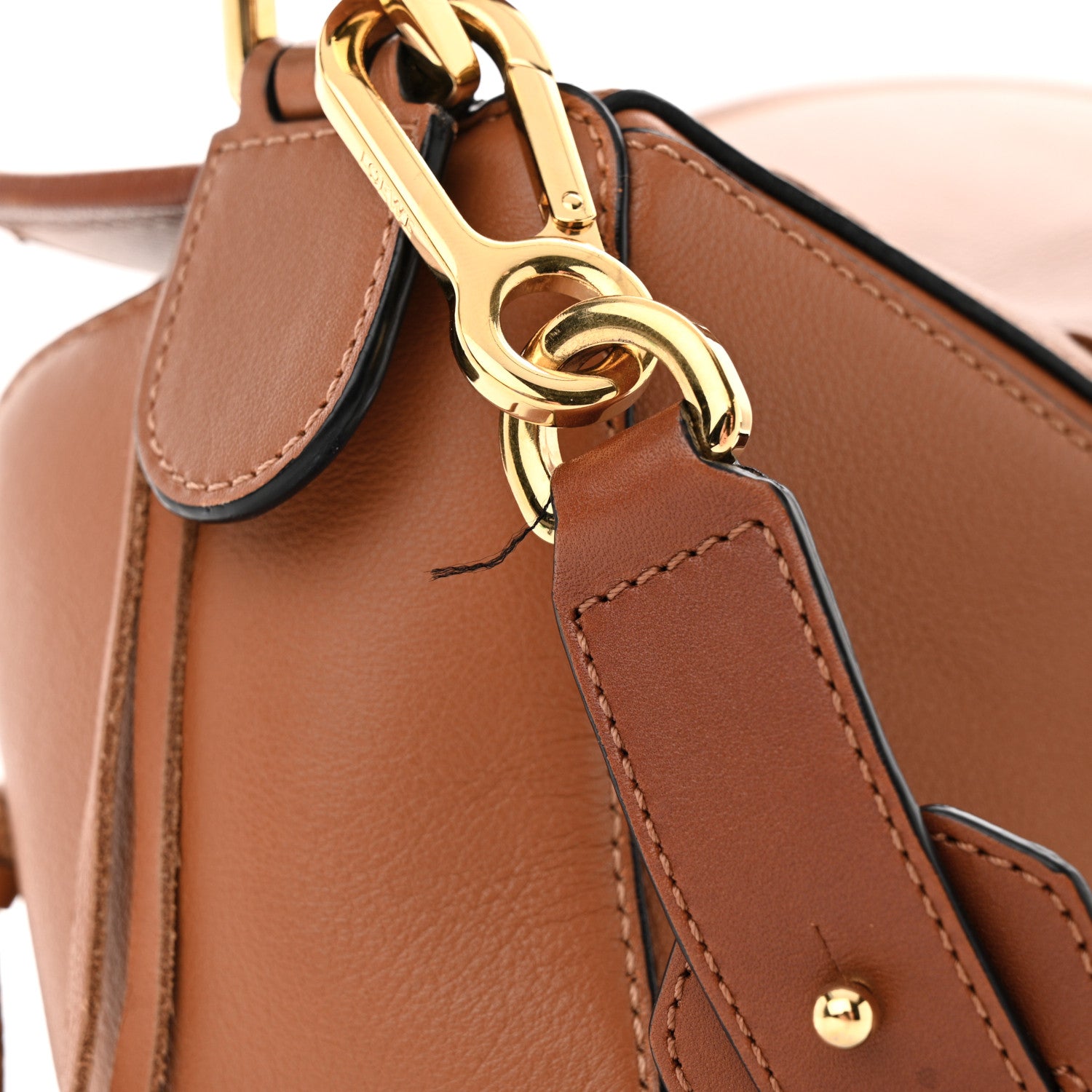 Loewe Calfskin Small Laced Puzzle Bag Tan 12 of 15