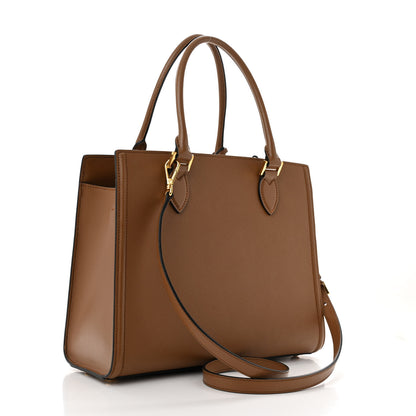 Prada Saffiano Soft Calfskin Large Tote Cannella 3 of 13
