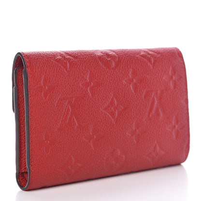 Louis Vuitton Empreinte Compact Curieuse Wallet Cherry 3 of 10