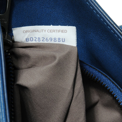 Bottega Veneta Nappa Intrecciato Ombre Briefcase Blue 8 of 8