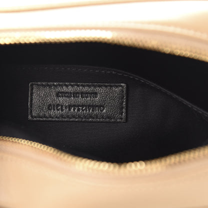 Saint Laurent Calfskin Matelasse Monogram Lou Camera Bag Dark Latte 9 of 10