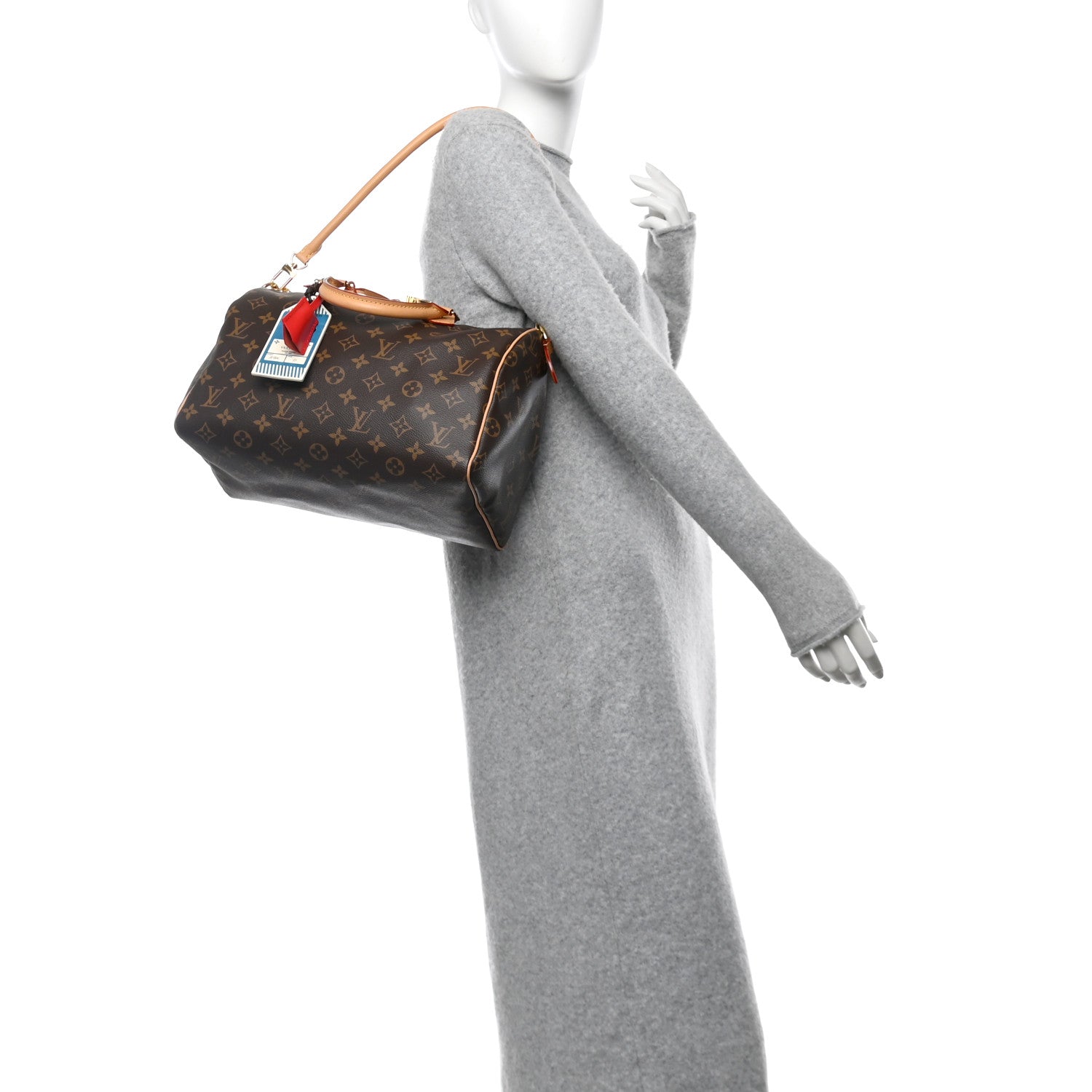 Louis Vuitton Monogram Speedy Soft 30 Crafty Red 2 of 11