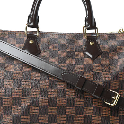Louis Vuitton Damier Ebene Speedy Bandouliere 30 6 of 9